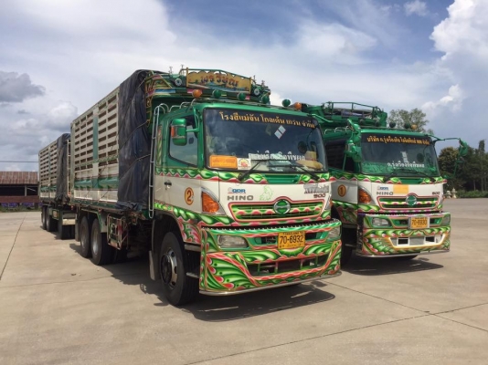 Hino 344 แรง ปี 56 กระบะดัมพ์แม่ลูกอู่ซีที ใส่ของได้ 30.5 ตัน