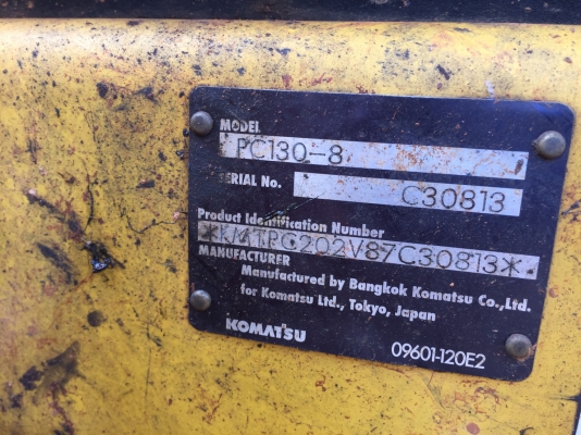 ขายรถแบคโฮ KOMATSU PC130-8 ราคา 1500000