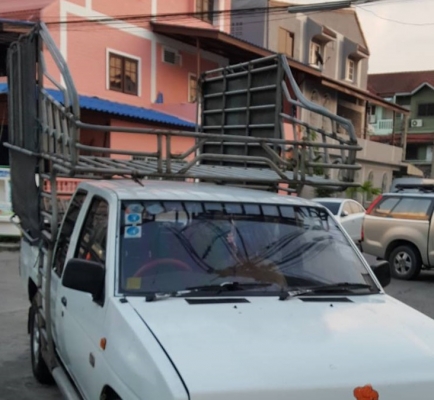 ขายคอกกระบะ เสมอหัวเก๋ง เหล็กหนาอย่างดี ถอดจากนิสสันแคปBigM