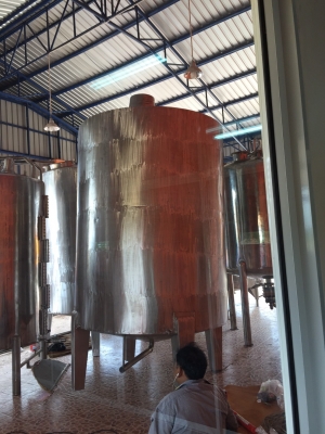 ขายถังกวน/ผสม สแตนเลสขนาด 10000 ลิตร