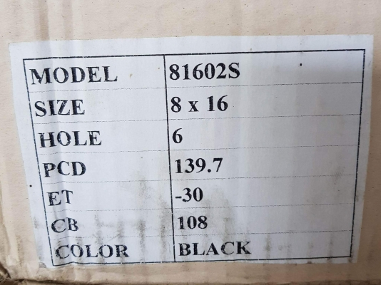 ขายล้อลาย Rock มีทั้งขอบ 15/16