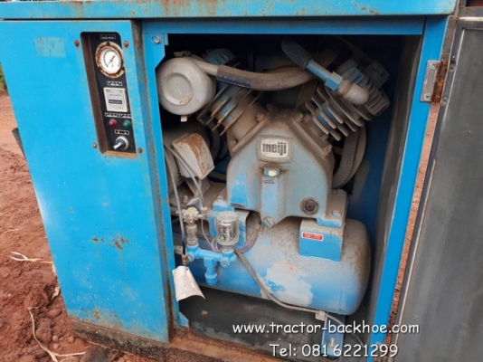 ขาย เครื่องปั๊มลม ปั๊มลม air compressor เก่าญี่ปุ่น MEIJI มอเตอร์ ไฟ 3 เฟส 200V ตู้เก็บเสียง ขาย เครื่องปั๊มลม ปั๊มลม air compressor เก่าญี่ปุ่น MEIJI มอเตอร์ ไฟ 3 เฟส 200V ตู้เก็บเสียง
