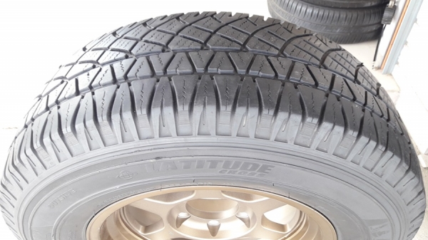 ล้อใหม่TE37 ขอบ16 6รู พร้อมยาง245/70/16 ปี14  4 ล้อ