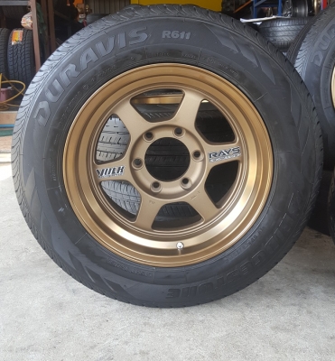 ขายล้อใหม่TE37 ขอบ16 กว้าง8 ยางปี16  4 ล้อ