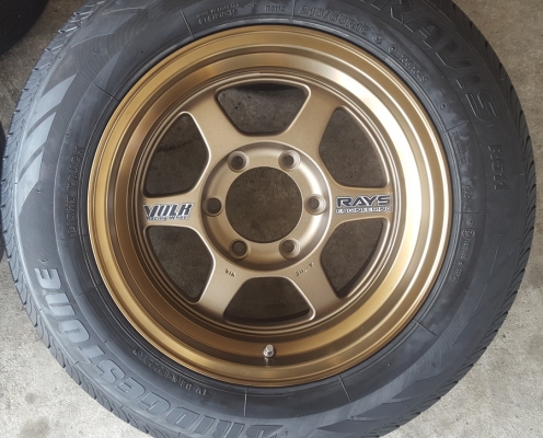 ขายล้อใหม่TE37 ขอบ16 กว้าง8 ยางปี16  4 ล้อ