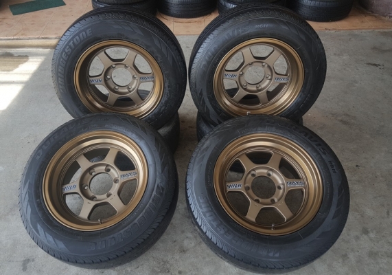 ขายล้อใหม่TE37 ขอบ16 กว้าง8 ยางปี16  4 ล้อ