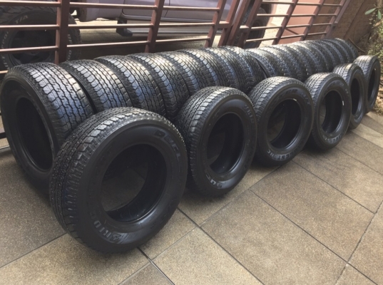 ยาง Bridgestone 245 70 16 ปี17 มี6ชุด ดอกเต็ม ไม่มีปะ เนื้อนิ่มๆ ใช้ยาว ราคาไม่แพง ยาง Bridgestone 245 70 16 ปี17 มี6ชุด ดอกเต็ม ไม่มีปะ เนื้อนิ่มๆ ใช้ยาว ราคาไม่แพง