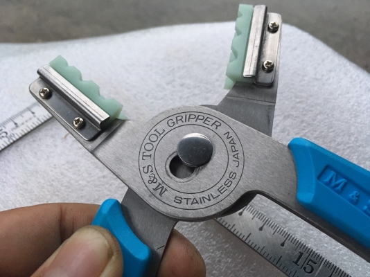 คีมจับ GRIPPER Model : GP-V M&amp;S TOOL JAPAN ขนาด 8-1/4&quot; (210mm.)