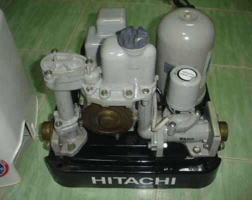 ขายปั๊มน้ำปั๊มน้ำอัตโนมัติ  Hitachi 300 วัตต์  ชนิดแรงดันน้ำคงที่ รุ่น WM-P300GX2