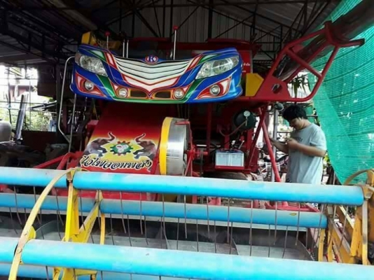 ขายรถเกี่ยวข้าว เกษตรพัฒนา ช้างไวไฟจอมพลังปี59เครื่อง6m61โบว์ ปั๊ม22เอกสารครบ ทำงาน500ไร่