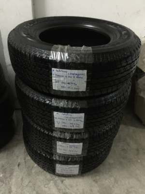 ยาง Bridgestone 245 70 16 ปี17 มี6ชุด ดอกเต็ม สวยคม ไม่มีปะ ใช้ยาว ราคาไม่แพง