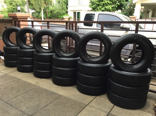 ยาง Bridgestone 245 70 16 ปี17 มี6ชุด ดอกเต็ม สวยคม ไม่มีปะ ใช้ยาว ราคาไม่แพง