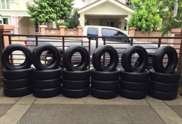ยาง Bridgestone 245 70 16 ปี17 มี6ชุด ดอกเต็ม สวยคม ไม่มีปะ ใช้ยาว ราคาไม่แพง