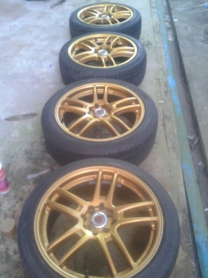 แม็กlenso+ยางปี14 ขอบ17 4รู100 114พอใช้