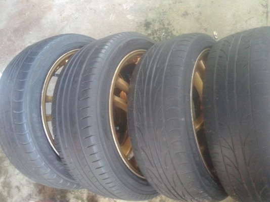 แม็กlenso+ยางปี14 ขอบ17 4รู100 114พอใช้ แม็กlenso+ยางปี14 ขอบ17 4รู100 114พอใช้