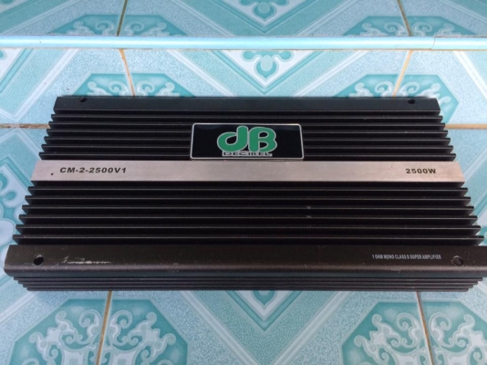 แอมป์คลาสดี DB 2500w มือสองสภาพดีเดิมๆ ใช้งานปกติ เบสแน่นโหดๆ ขับ10&quot;-12&quot;หล่อว้อยไม่เกิน3.5&quot;ได้ ขาย 2750 บาท สนใจ0892425454 อยู่สระบุรี