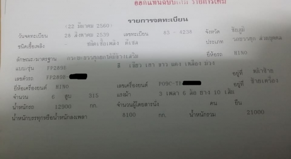 ขาย hino แม่ลูกดั๊ม คอกเกษตร