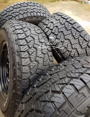 ขายล้อลาย Rock 16x8 ออฟ 0 พร้อมยาง AT 265/70/16 ขายล้อลาย Rock 16x8 ออฟ 0 พร้อมยาง AT 265/70/16