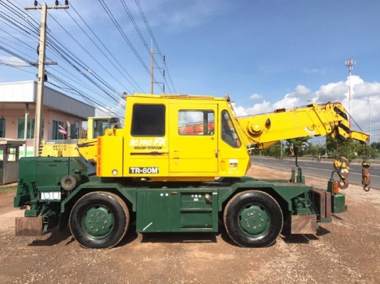 ขายรถเครน TADANO TR80M-1 (ขนาด 8 ตัน) รถนอกนำเข้าจากญี่ปุ่น สภาพสวยพร้อมใช้ มีVDOการทำงานครับ