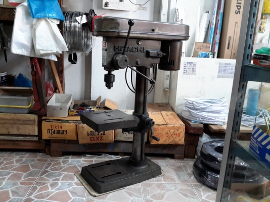 สว่านแท่น HITACHI รุ่นเก่าสภาพสวยมากเดิมๆความสามารถในการเจาะ3- 16 มิล