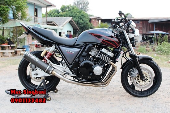 แม็กสิงห์บุรี//CB400 ปี93 แต่งเป็นเทค3 เก็บงานสวยๆ ทะเบียนแท้โอนขนส่ง (รับแลก-เทิร์นทุกรุ่น)