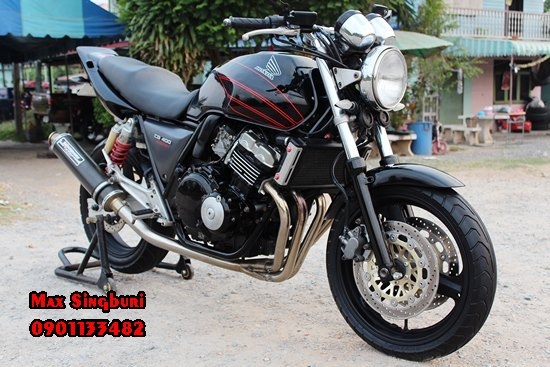 แม็กสิงห์บุรี//CB400 ปี93 แต่งเป็นเทค3 เก็บงานสวยๆ ทะเบียนแท้โอนขนส่ง (รับแลก-เทิร์นทุกรุ่น)