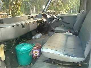 ขายรถ 6 ล้อเทเลอร์ DAIHUTSU ใส่หัวเก๋งใหม่ คัสซี V48-10196 เครื่อง TOYOTA B-0204705 85 แรงม้า ยาง 7.50 ราคา 190000