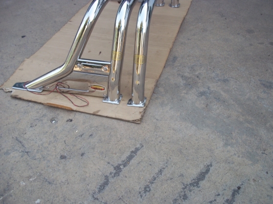 ขายโรบาร์คู่แขนอ่อน ติดไฟเบรค 3 นิ้ว 8000