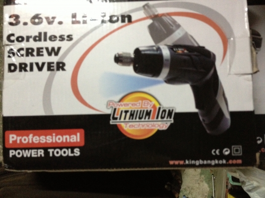 ไขควงไร้สาย Euro X 3.6v