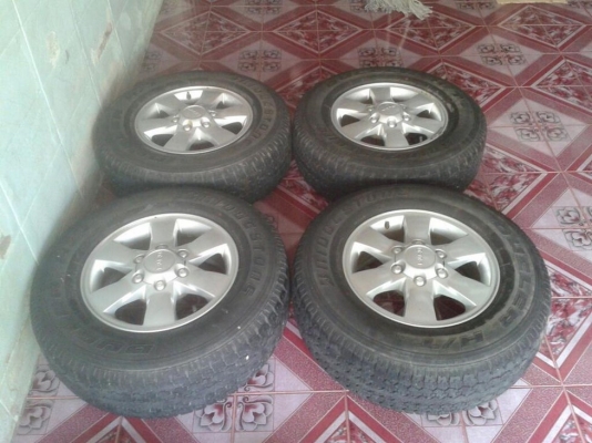 แม็กISUZUขอบ16"Hi-lander(ตัวยกสูง) พร้อมยาง245/70/16 ยกชุด5,500บ