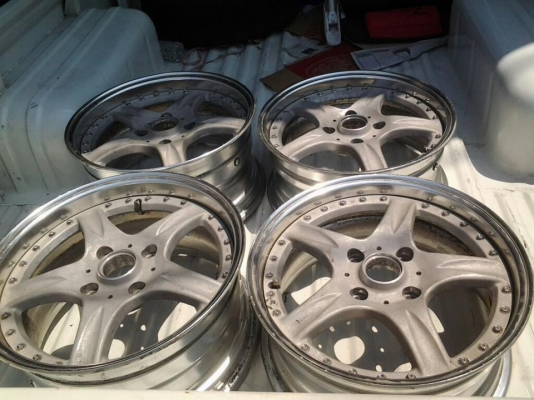 ล้อแม็ก2ชิ้น ล้อนอก JAPAN