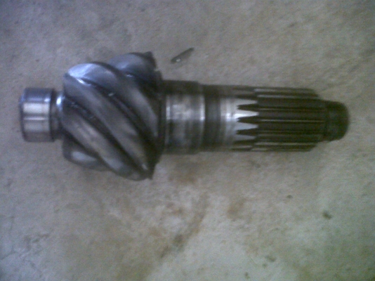 เฟืองบายศรีพร้อมเดือยหมูเฟืองท้ายลูกหน้า