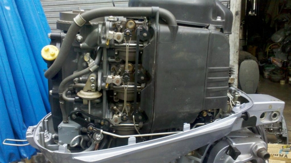 เครื่องเรือ Honda 25HP เครื่อง 4จังหวะ หาง23นิ้ว พร้อมใช้งาน