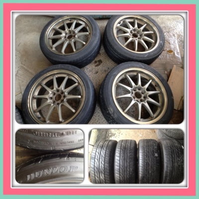 ขายแม็กมือ2 CE28 ขอบ17 4รู100+ ยาง ราคา12,500 บาท