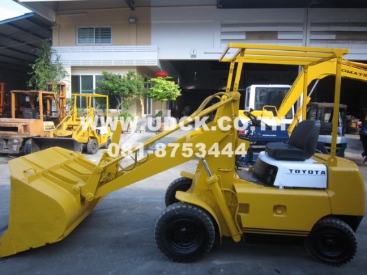 ขาย รถตักเล็ก (ดีเซล) TOYOTA รุ่น 2SD10  มือสองญี่ปุ่น