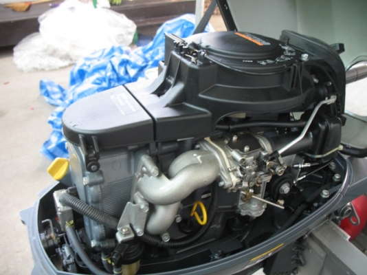 เรือ อลู  พ่วง - ลงง่าย ทนทาน เครื่อง 15 แรง 4 จังหวะ