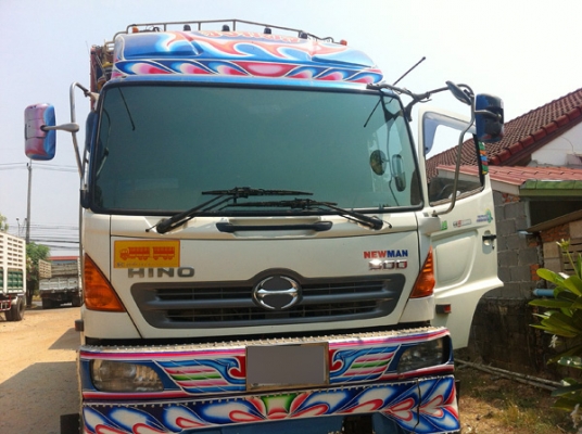 ฝากขาย รถพ่วง HINO MEGA 344 ไฮสปีด ซีรี่ส์500 แม่ลูกดัมพ์มิเนียมคอกเกษตร ลูก3คานแท้