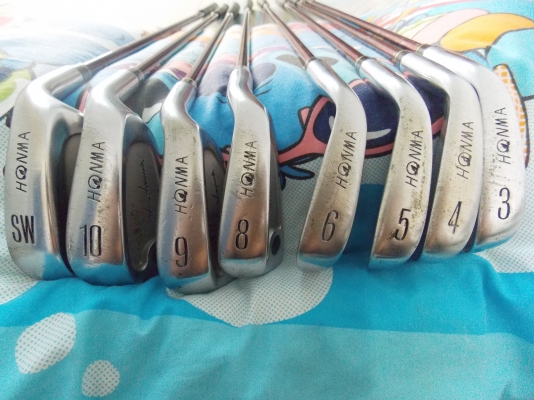 ขายไม้กล์อฟHONMAราคาถูกสภาพดีพร้อมใช้แถมหัวไม้กระเป๋า 0881893919