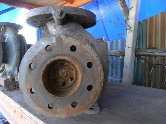 ปั้มน้ำหอยโข่ง Teco 5 HP. ขนาดเข้า 4"ออก 3" พร้อมใช้งาน