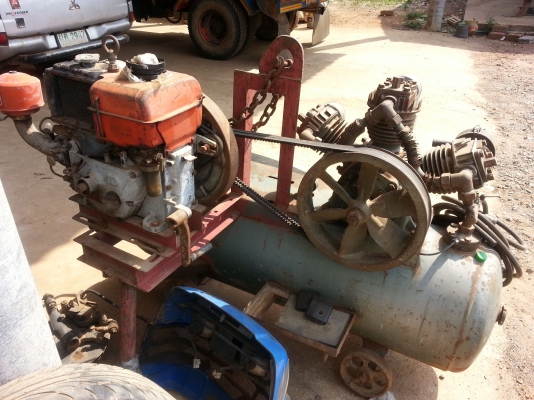 ขายปั้มลม 3สูบ สภาพดี