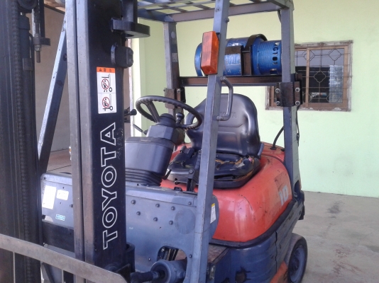ขายฟอร์คลิฟต์ โตโยต้า 1ตัน เก่านอก ติดแก๊สมาจากนอก 6FGL 18