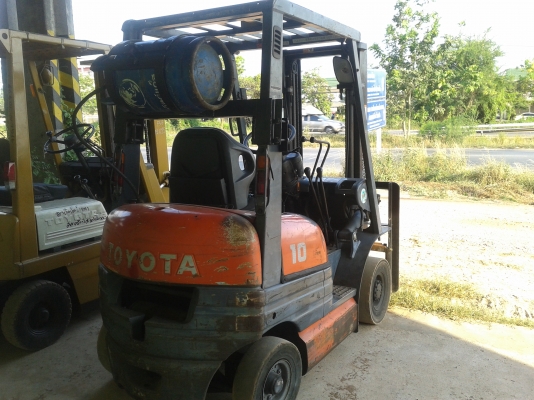 ขายฟอร์คลิฟต์ โตโยต้า 1ตัน เก่านอก ติดแก๊สมาจากนอก 6FGL 18