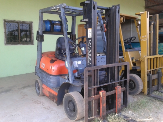 ขายฟอร์คลิฟต์ โตโยต้า 1ตัน เก่านอก ติดแก๊สมาจากนอก 6FGL 18