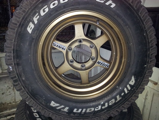 TE37X พร้อมยาง BF ALL