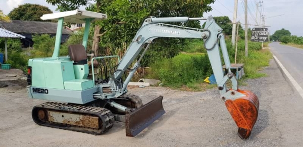 ขายด่วนรถแบคโฮมิสูบิชีMS20รุ่นยอดนิยมเต่ากระต่ายสวยๆเครื่องK3E84เครื่องดีปั่มแรงรถนอกเพิ่งนำเข้ามาใหม่ยังไม่เคยใช้งานในเมืองไทยเลย