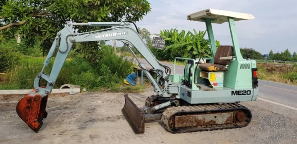 ขายด่วนรถแบคโฮมิสูบิชีMS20รุ่นยอดนิยมเต่ากระต่ายสวยๆเครื่องK3E84เครื่องดีปั่มแรงรถนอกเพิ่งนำเข้ามาใหม่ยังไม่เคยใช้งานในเมืองไทยเลย