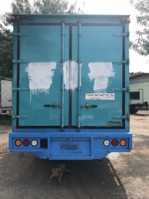 ขายรถ6ล้อISUZU NQR140แรงโทโบ หัวน้ำเงินไฟทับทิมแท้ ยูโร2จดปี47 ตู้แห้งประตู10บานยาว5.60เมตร