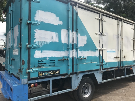 ขายรถ6ล้อISUZU NQR140แรงโทโบ หัวน้ำเงินไฟทับทิมแท้ ยูโร2จดปี47 ตู้แห้งประตู10บานยาว5.60เมตร