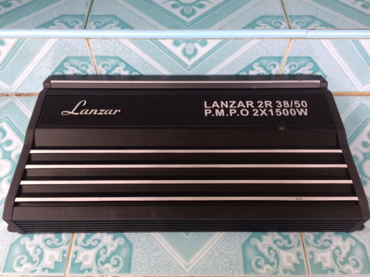 แอมป์คลาสเอบี2ch LANZAR มือสองสภาพดีเดิมๆ คาปา63V ใช้งานปกติ เสียงดี ขับกลางแหลม6-8ดอกได้แรงๆ ขาย 1650 บาท สนใจ0892425454 อยู่สระบุรีส่ง+100