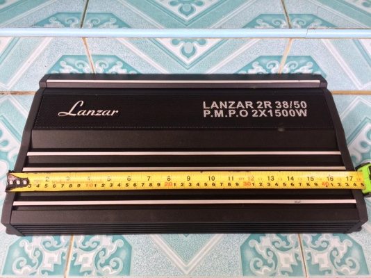 แอมป์คลาสเอบี2ch LANZAR มือสองสภาพดีเดิมๆ คาปา63V ใช้งานปกติ เสียงดี ขับกลางแหลม6-8ดอกได้แรงๆ ขาย 1650 บาท สนใจ0892425454 อยู่สระบุรีส่ง+100 แอมป์คลาสเอบี2ch LANZAR มือสองสภาพดีเดิมๆ คาปา63V ใช้งานปกติ เสียงดี ขับกลางแหลม6-8ดอกได้แรงๆ ขาย 1650 บาท สนใจ0892425454 อยู่สระบุรีส่ง+100